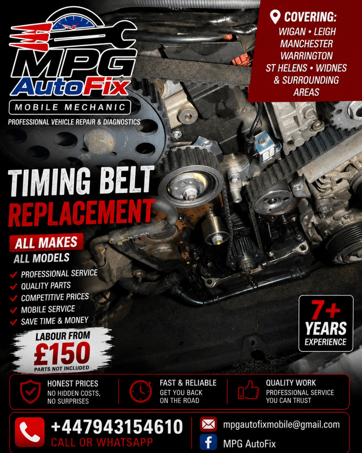 Timing belt replacement